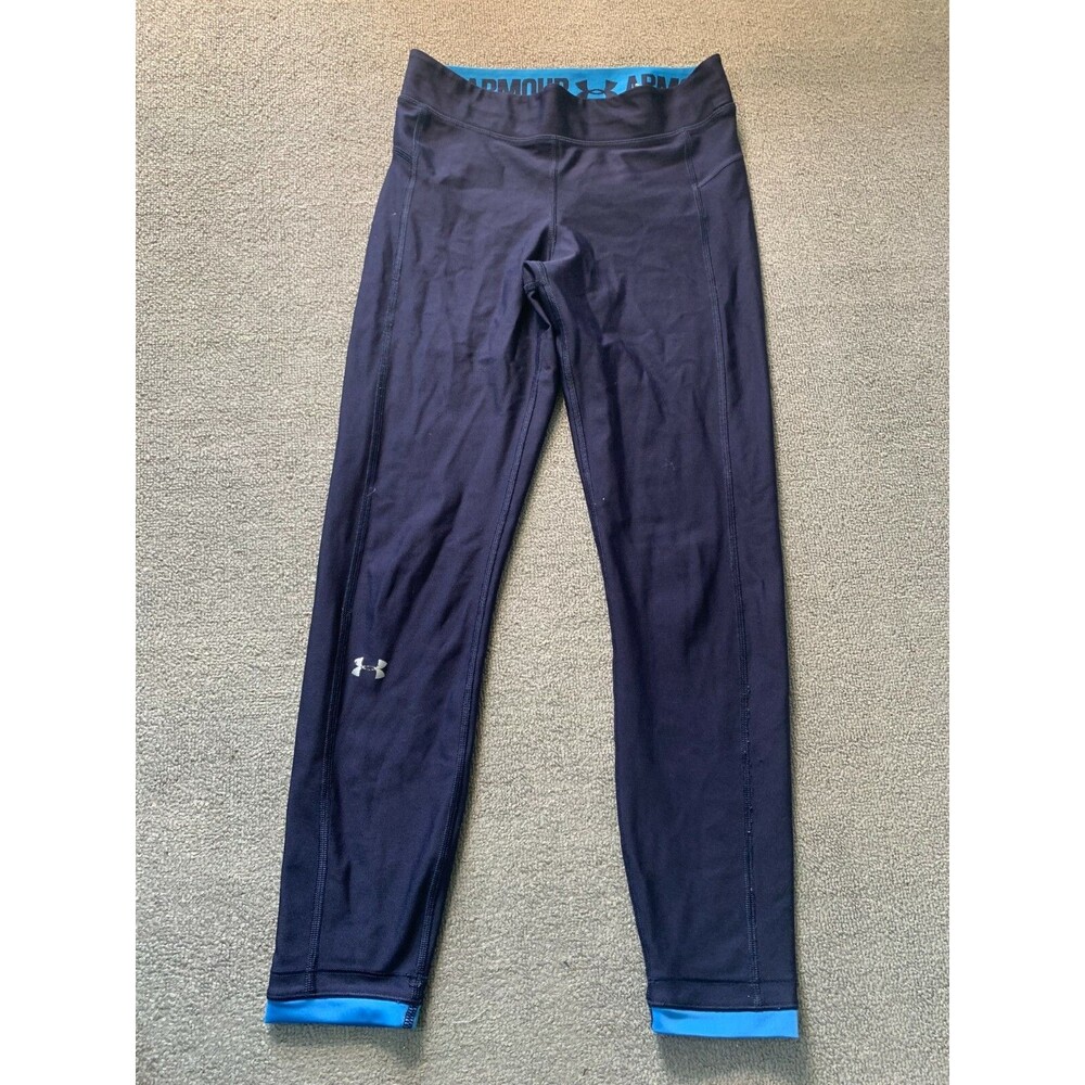 Women's Under Armour Compression Pants Small S Blue